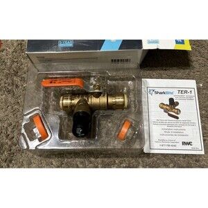 SharkBite 3/4 Inch Thermal Expansions Relief Ball Valve, Push to Connect Brass